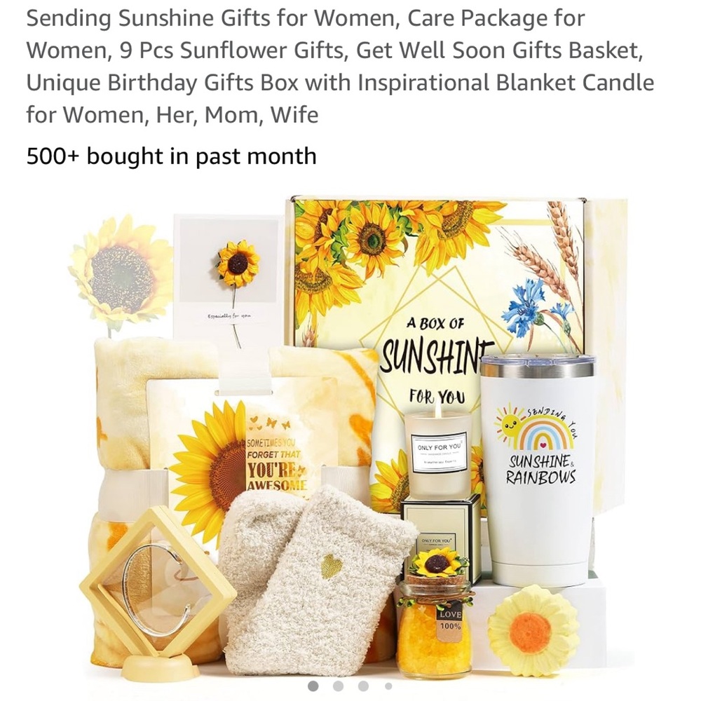 A Box of Sunshine gift box for women